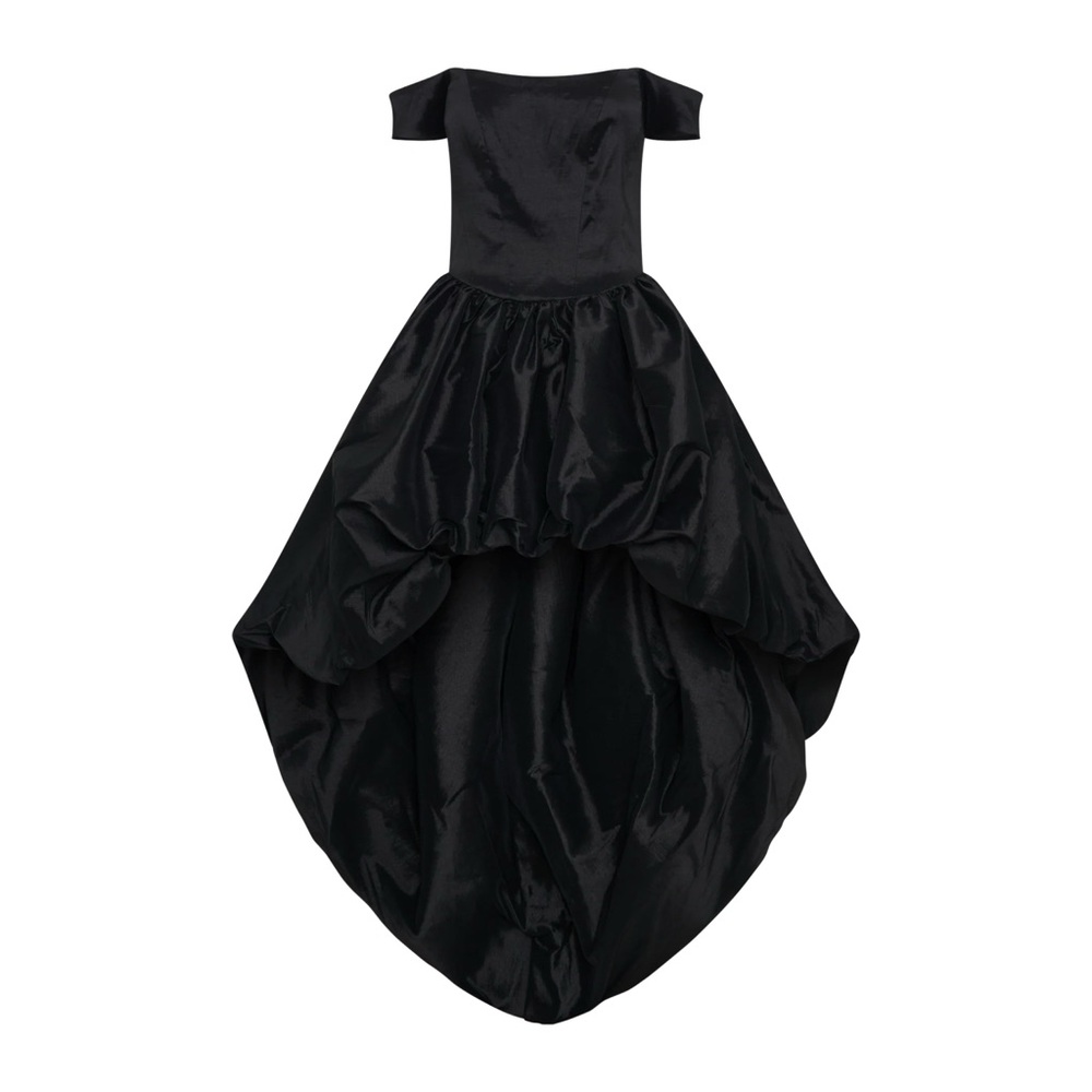 Meshki Amelia Bubble Maxi Dress in Black Small - Picture 4 of 11